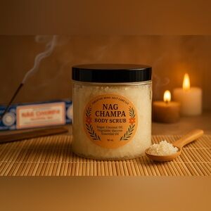 Handcrafted Nag Champa Body Scrub